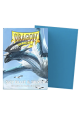 100 Dragon Shield Sleeves - Matte Dual Sky Blue & Silver Sleeves Standard