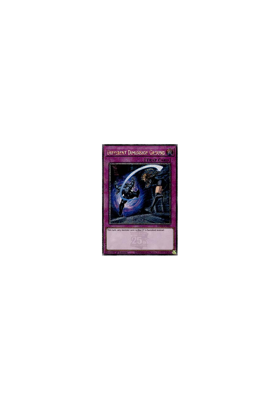 Different Dimension Ground (V.5 - Quarter Century Secret Rare)