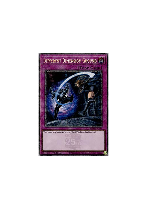 Different Dimension Ground (V.5 - Quarter Century Secret Rare)