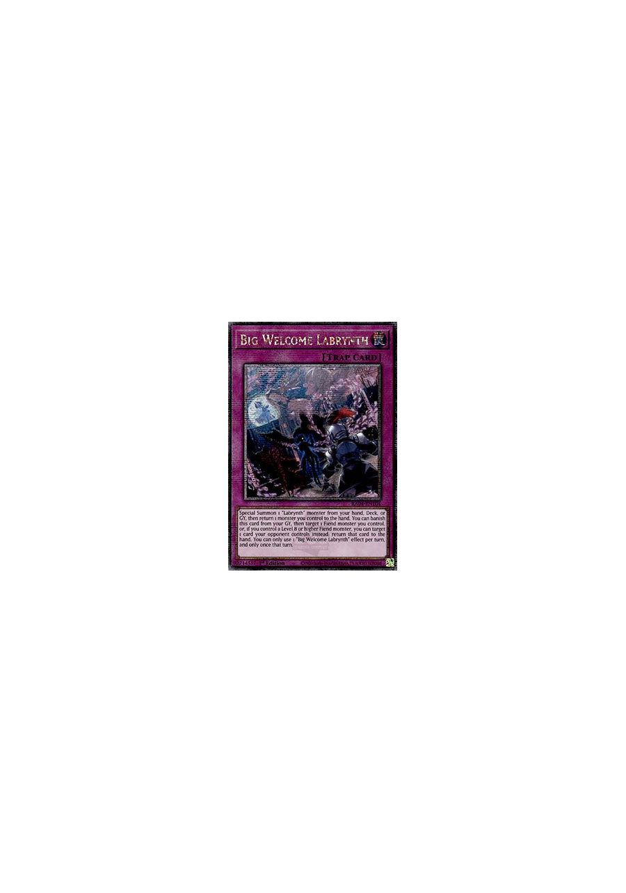Big Welcome Labrynth (V.5 - Quarter Century Secret Rare)