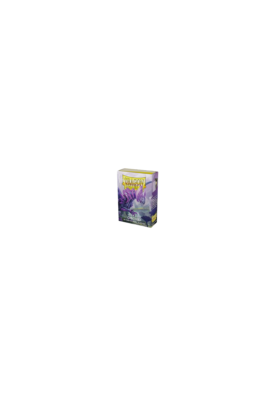 60 Small Dragon Shield Sleeves - Dual Matte Orchid Japanese