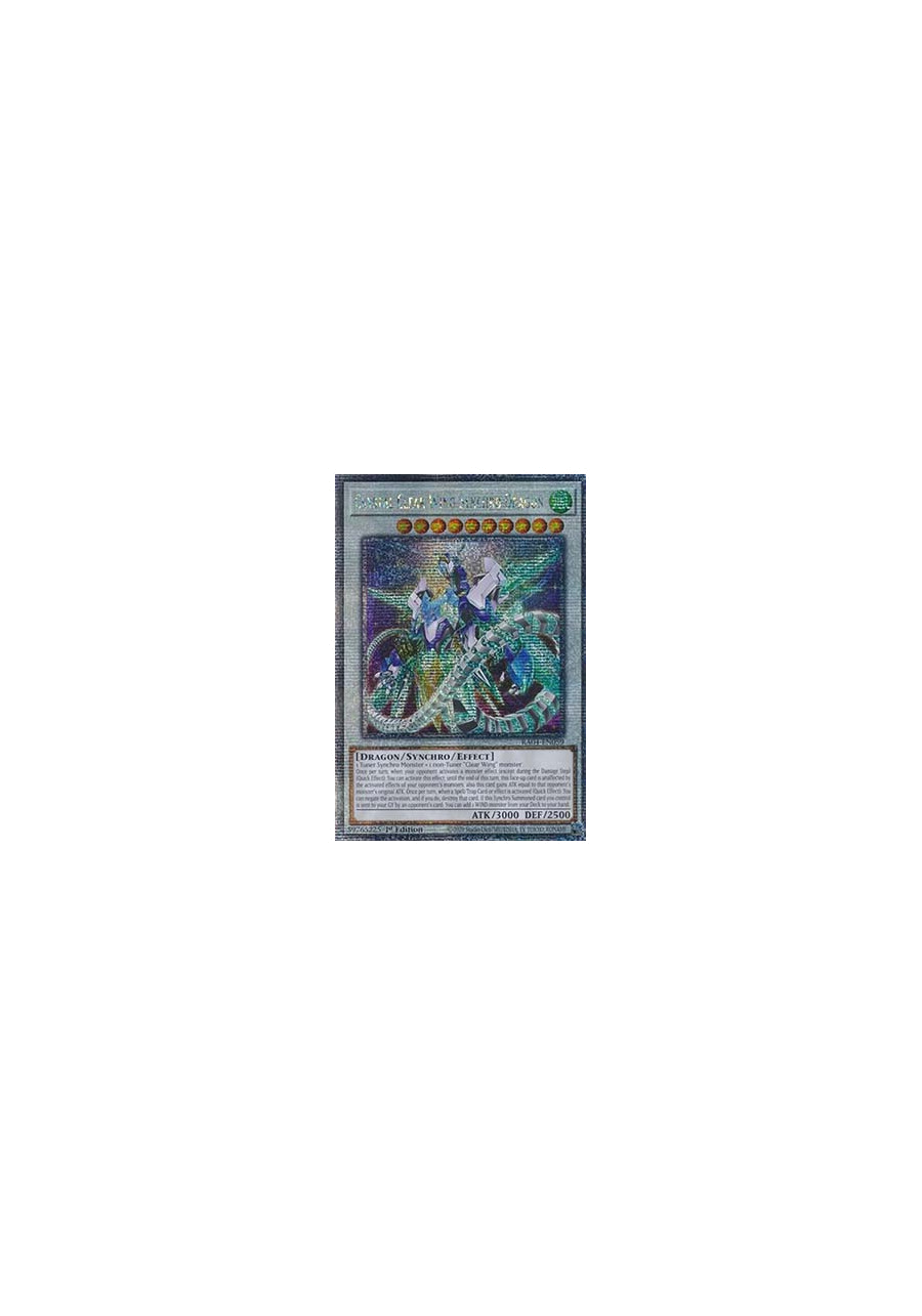 Crystal Clear Wing Synchro Dragon (V.5 - Quarter Century Secret Rare)