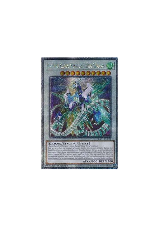 Crystal Clear Wing Synchro Dragon (V.5 - Quarter Century Secret Rare)
