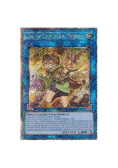 Aussa the Earth Charmer, Immovable (V.5 - Quarter Century Secret Rare)