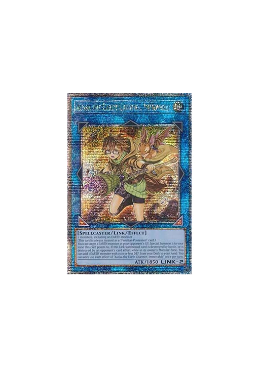 Aussa the Earth Charmer, Immovable (V.5 - Quarter Century Secret Rare)