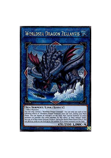 Worldsea Dragon Zealantis (V.5 - Quarter Century Secret Rare)