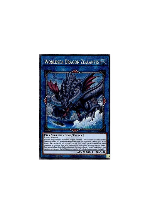 Worldsea Dragon Zealantis (V.5 - Quarter Century Secret Rare)