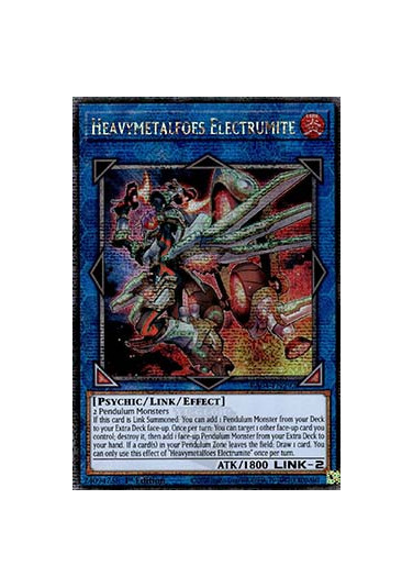 Heavymetalfoes Electrumite (V.2 - Quarter Century Secret Rare)