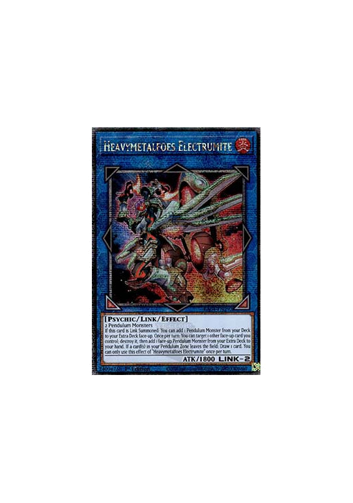 Heavymetalfoes Electrumite (V.2 - Quarter Century Secret Rare)