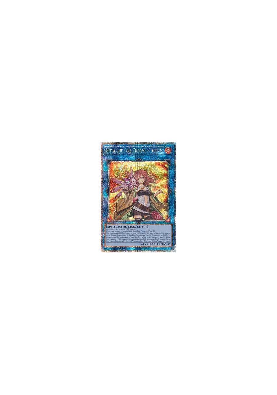 Hiita the Fire Charmer, Ablaze (V.5 - Quarter Century Secret Rare)