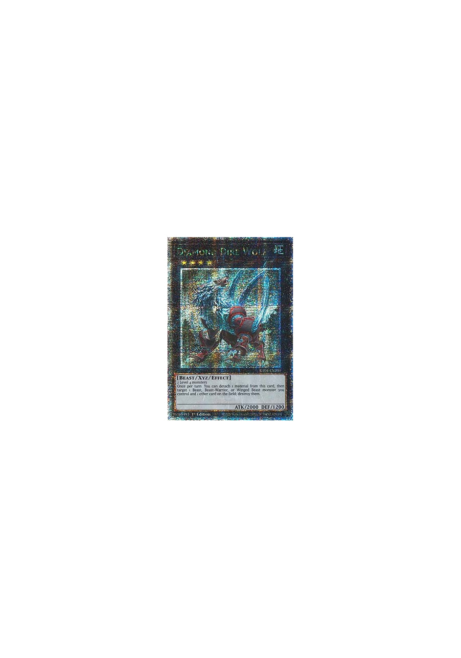 Diamond Dire Wolf (V.2 - Quarter Century Secret Rare)