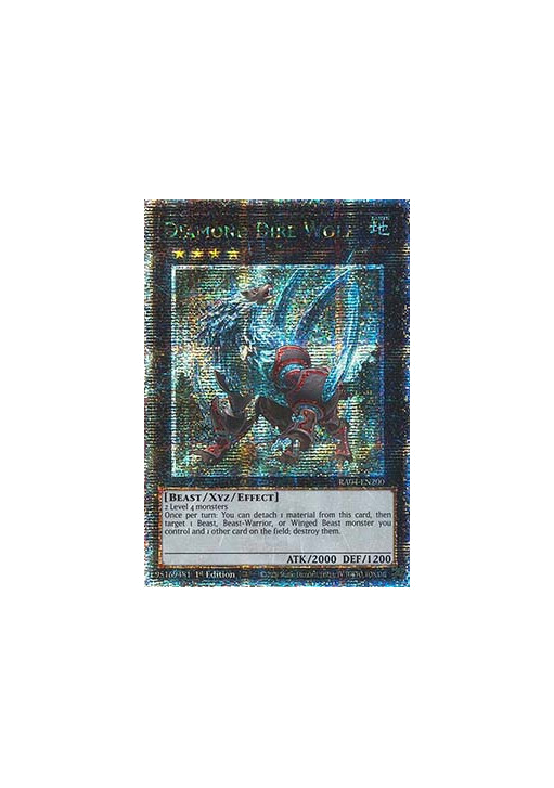 Diamond Dire Wolf (V.2 - Quarter Century Secret Rare)