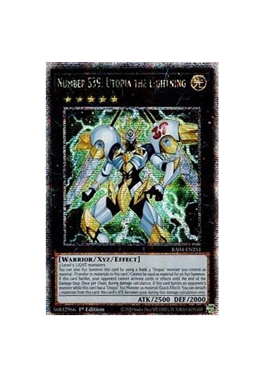 Number S39: Utopia the Lightning (V.2 - Quarter Century Secret Rare)