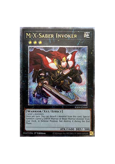 M-X-Saber Invoker (V.2 - Quarter Century Secret Rare)