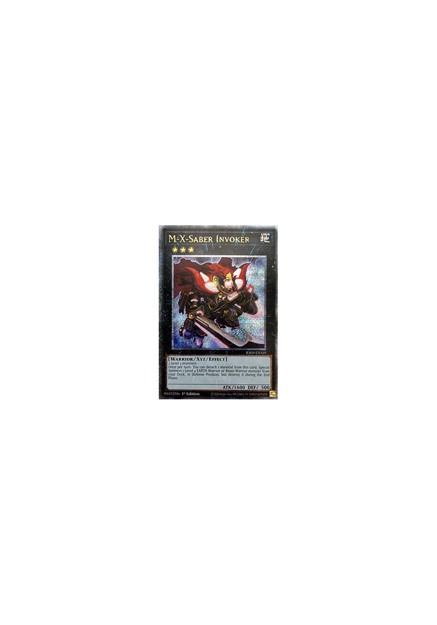 M-X-Saber Invoker (V.2 - Quarter Century Secret Rare)