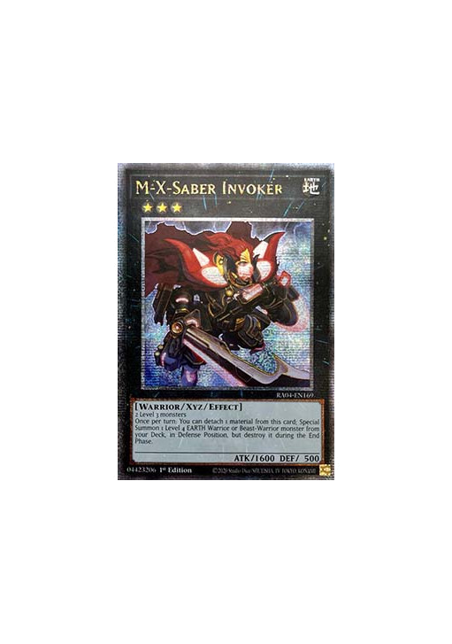 M-X-Saber Invoker (V.2 - Quarter Century Secret Rare)