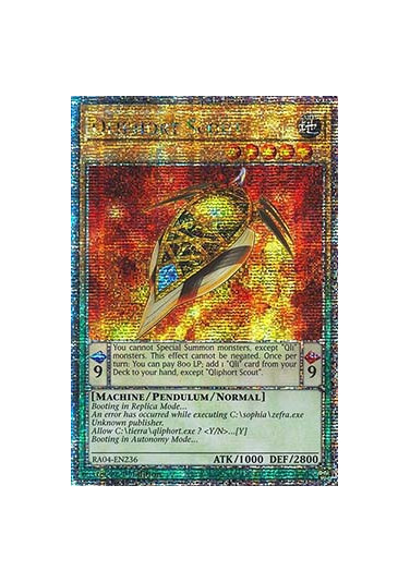 Qliphort Scout (V.2 - Quarter Century Secret Rare)