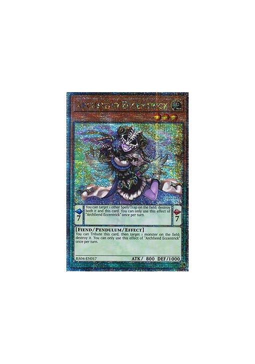 Archfiend Eccentrick (V.5 - Quarter Century Secret Rare)
