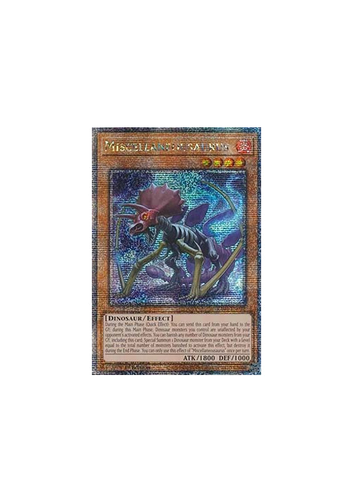 Miscellaneousaurus (V.5 - Quarter Century Secret Rare)