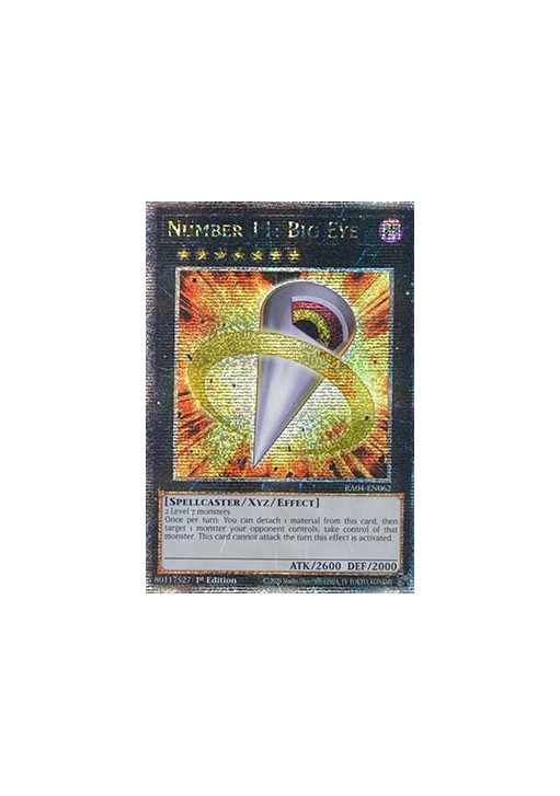 Number 11: Big Eye (V.5 - Quarter Century Secret Rare)