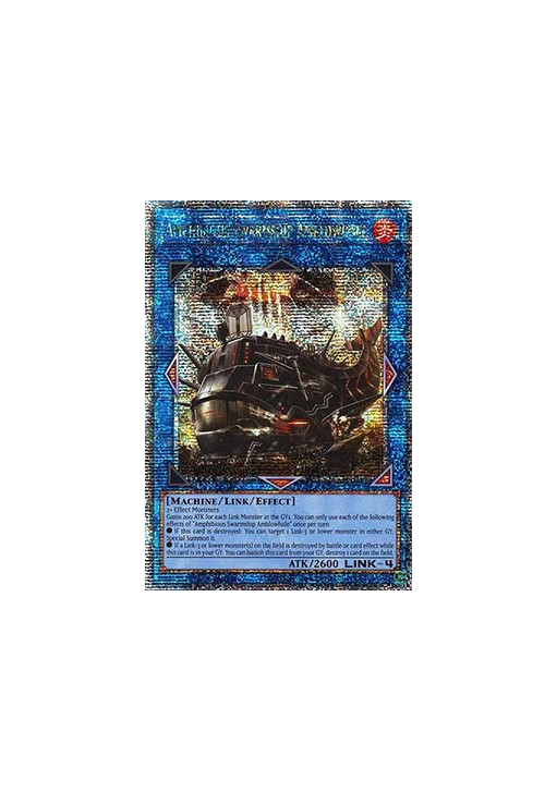 Amphibious Swarmship Amblowhale (V.5 - Quarter Century Secret Rare)