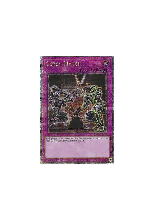 Gozen Match (V.2 - Quarter Century Secret Rare)