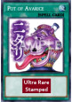 Pot of Avarice (V.1 - Ultra Rare)