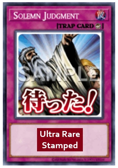 Solemn Judgment (V.1 - Ultra Rare)