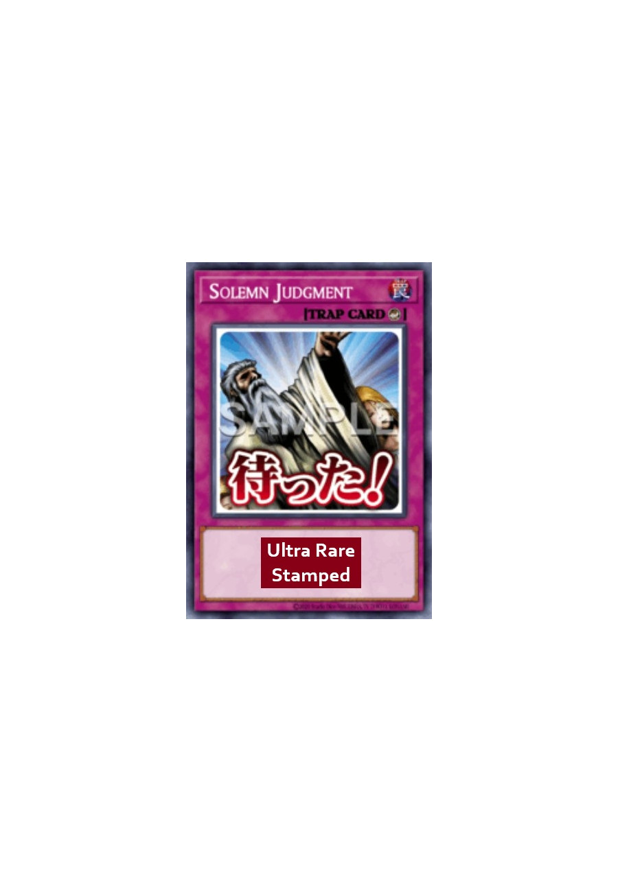 Solemn Judgment (V.1 - Ultra Rare)