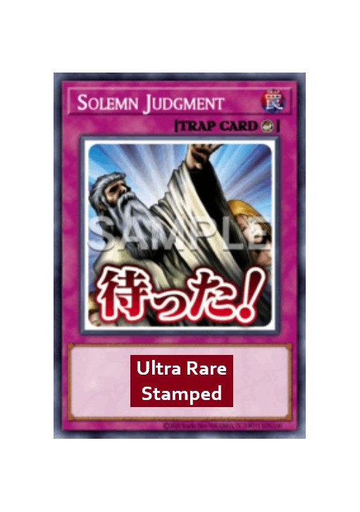Solemn Judgment (V.1 - Ultra Rare)