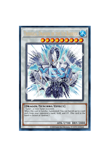 Trishula, Dragon of the Ice Barrier (V.1 - Ultra Rare)
