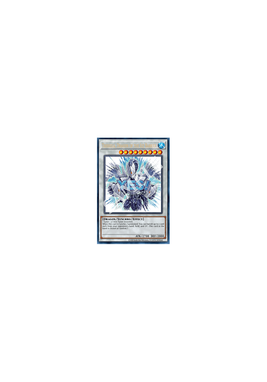 Trishula, Dragon of the Ice Barrier (V.1 - Ultra Rare)