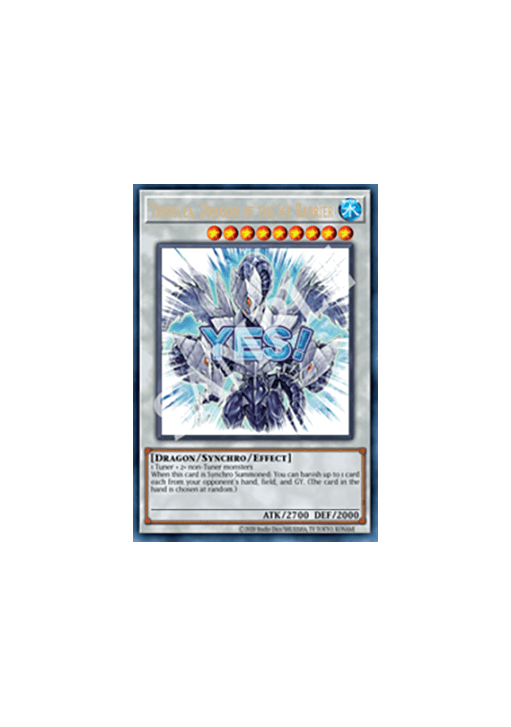 Trishula, Dragon of the Ice Barrier (V.1 - Ultra Rare)