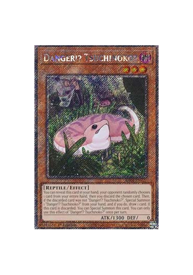 Danger!? Tsuchinoko? (V.4 - Platinum Secret Rare)