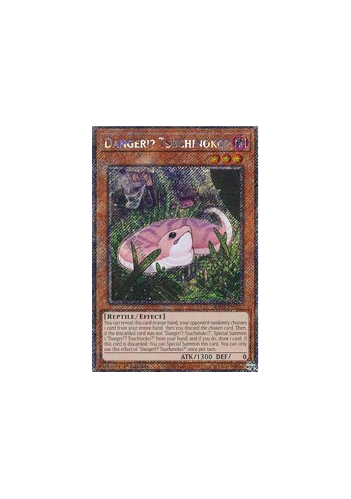 Danger!? Tsuchinoko? (V.4 - Platinum Secret Rare)