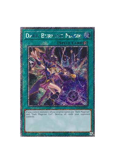 Dark Burning Magic (V.1 - Platinum Secret Rare)