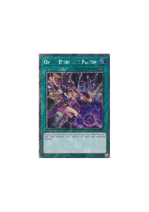 Dark Burning Magic (V.1 - Platinum Secret Rare)