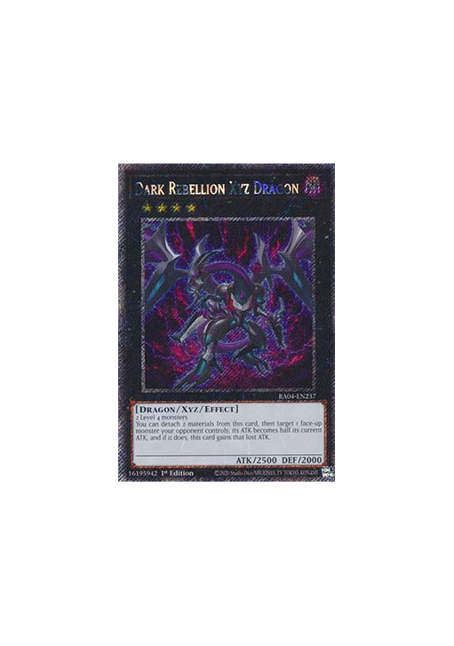 Dark Rebellion Xyz Dragon (V.1 - Platinum Secret Rare)