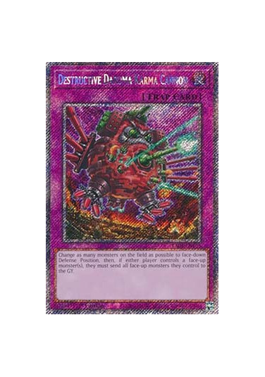 Destructive Daruma Karma Cannon (V.4 - Platinum Secret Rare)