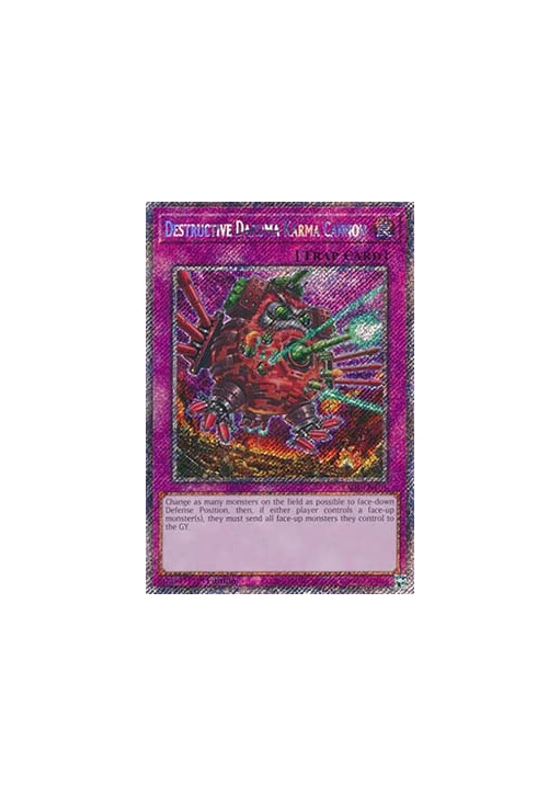 Destructive Daruma Karma Cannon (V.4 - Platinum Secret Rare)