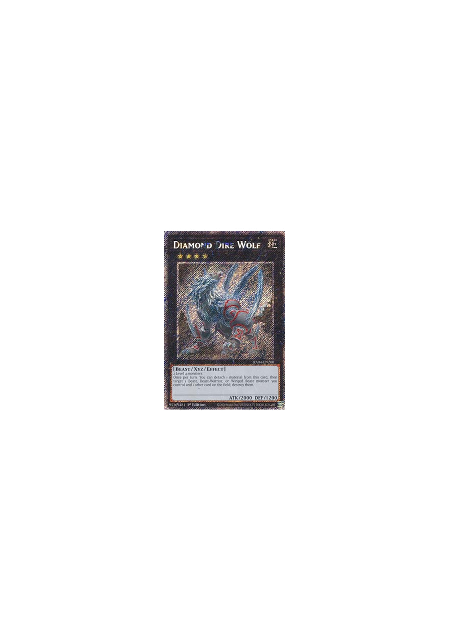Diamond Dire Wolf (V.1 - Platinum Secret Rare)