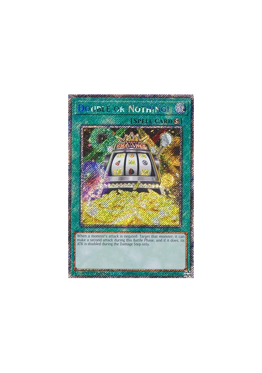 Double or Nothing! (V.1 - Platinum Secret Rare)