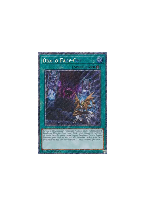 Draco Face-Off (V.1 - Platinum Secret Rare)