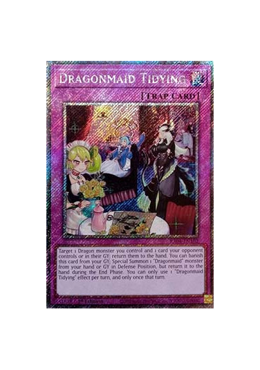 Dragonmaid Tidying (V.4 - Platinum Secret Rare)