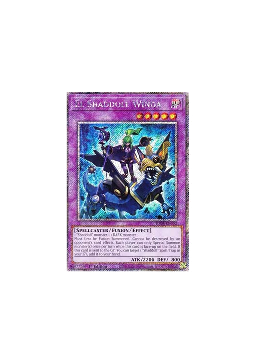 El Shaddoll Winda (V.4 - Platinum Secret Rare)