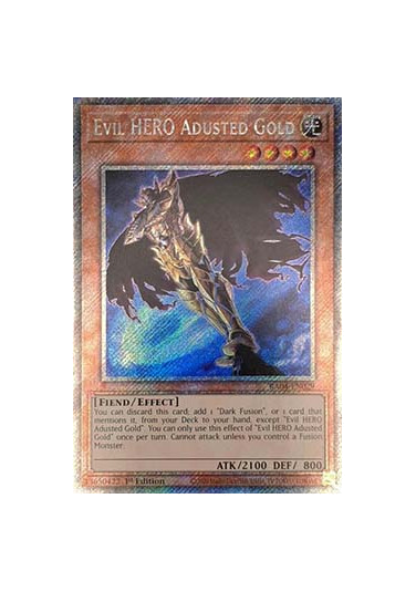 Evil HERO Adusted Gold (V.4 - Platinum Secret Rare)