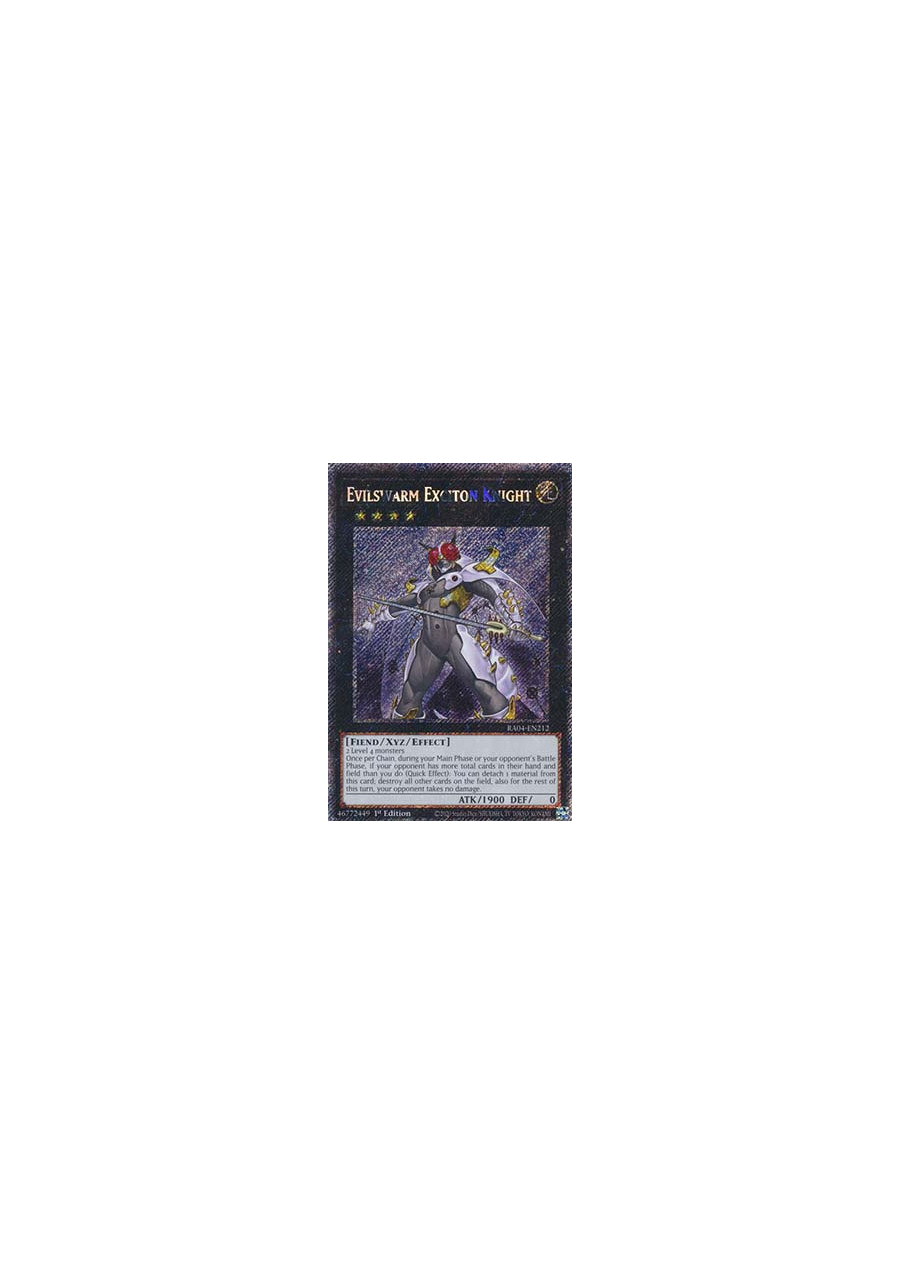 Evilswarm Exciton Knight (V.1 - Platinum Secret Rare)