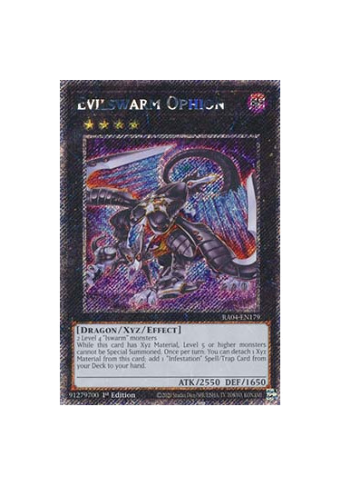 Evilswarm Ophion (V.1 - Platinum Secret Rare)