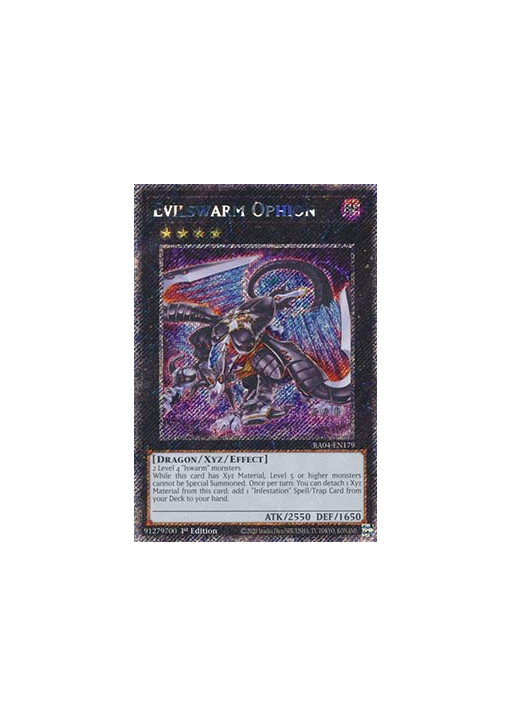 Evilswarm Ophion (V.1 - Platinum Secret Rare)