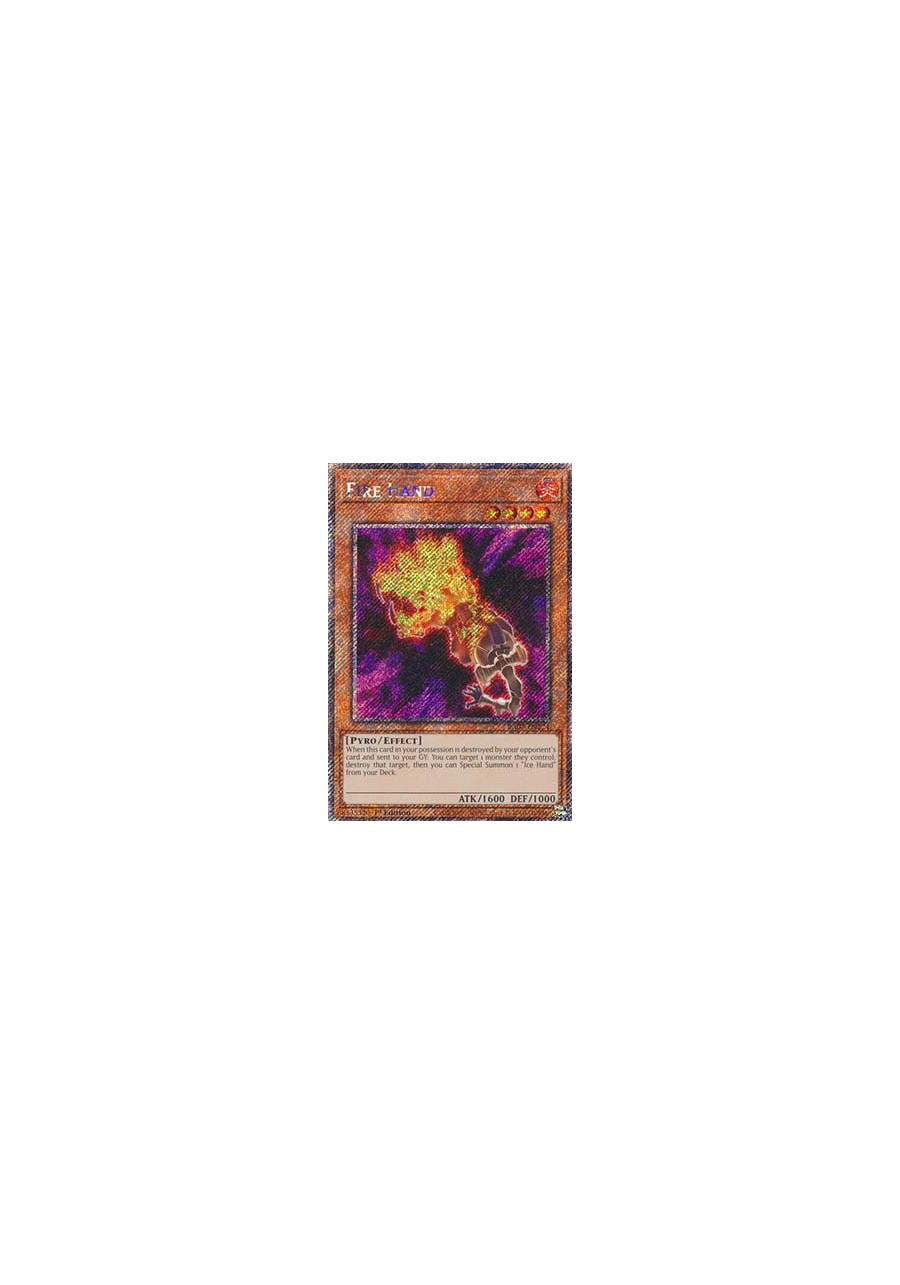 Fire Hand (V.1 - Platinum Secret Rare)